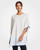 Ann Taylor Two Tone Poncho