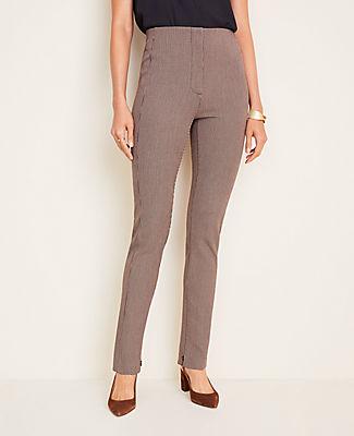 Ann Taylor The Audrey Pant In Houndstooth Bi-stretch