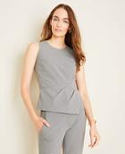 Ann Taylor The Draped Top In Houndstooth