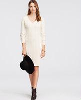 Ann Taylor V-neck Sweater Dress