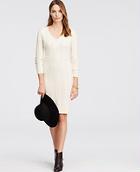 Ann Taylor V-neck Sweater Dress