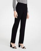 Ann Taylor The Straight Leg Pant In Doubleweave - Classic Fit