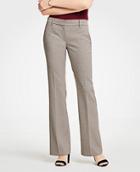 Ann Taylor The Madison Trouser In Check - Curvy Fit