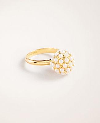 Ann Taylor Pearlized Fireball Ring