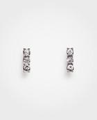 Ann Taylor Pave Bar Stud Earrings