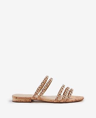Ann Taylor Wesley Chain Flat Sandals