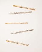 Ann Taylor Crystal Bobby Pin Set