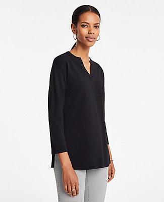 Ann Taylor Split Neck Tunic