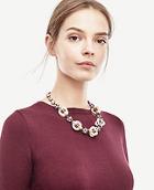 Ann Taylor Oversize Sequin Necklace