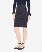 Ann Taylor Spacedye Front Zip Pencil Skirt