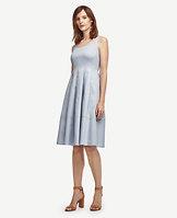 Ann Taylor Pleated Skirt Dress