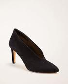 Ann Taylor Oona Suede Shootie Pumps