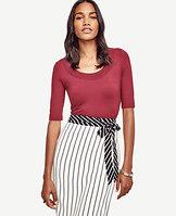 Ann Taylor Ballet Neck Top
