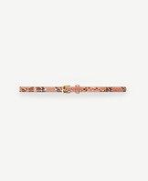 Ann Taylor Exotic Embossed Leather Skinny Belt