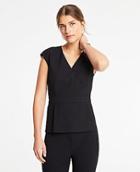 Ann Taylor The Wrap Top In Seasonless Stretch