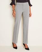 Ann Taylor The Straight Pant In Houndstooth - Curvy Fit