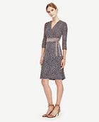 Ann Taylor Leafy Wrap Dress