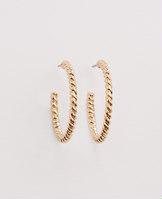 Ann Taylor Twisted Hoop Earrings