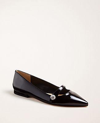 Ann Taylor Sylvan Leather Mary Jane Flats