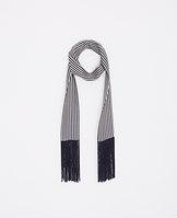Ann Taylor Striped Skinny Scarf