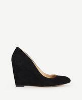 Ann Taylor Molly Suede Wedge Heels