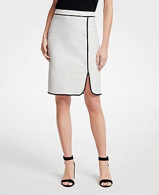 Ann Taylor Piped Pencil Skirt