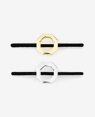 Ann Taylor Geo Hair Tie Set