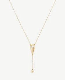 Ann Taylor Raindrop Pearlized Delicate Necklace