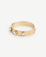 Ann Taylor 3 Crystal Hinge Cuff