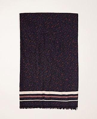 Ann Taylor Leopard Print Scarf