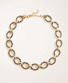 Ann Taylor Animal Print Statement Necklace