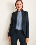 Ann Taylor The One-button Blazer In Green
