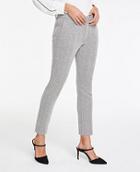 Ann Taylor The Ankle Pant In Herringbone Knit