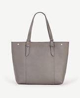 Ann Taylor Buckle Leather Tote
