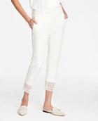 Ann Taylor The Ankle Pant In Geo Eyelet