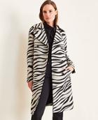 Ann Taylor Zebra Print Trench Coat
