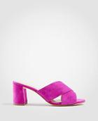 Ann Taylor Honor Suede Heeled Sandals