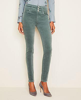 Ann Taylor Velvet High Rise Skinny Jeans - Curvy Fit