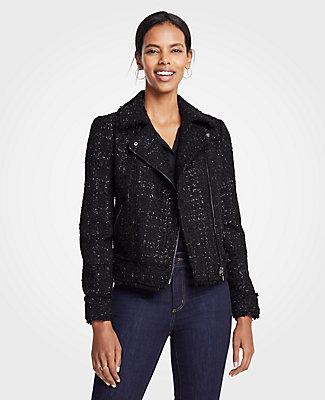 Ann Taylor Peplum Moto Jacket