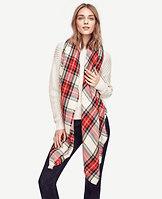 Ann Taylor Tartan Plaid Scarf