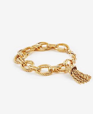 Ann Taylor Rope Chain Link Bracelet