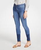 Ann Taylor Colorblock All Day Skinny Jeans
