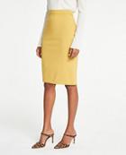 Ann Taylor Lace Trim Pencil Skirt