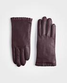 Ann Taylor Ruffle Cuff Gloves