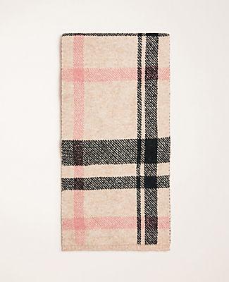 Ann Taylor Blackwatch Plaid Blanket Scarf