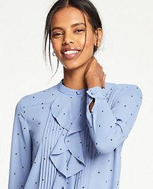Ann Taylor Geo Icon Blouse