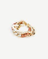 Ann Taylor Pearlized Twist Bracelet