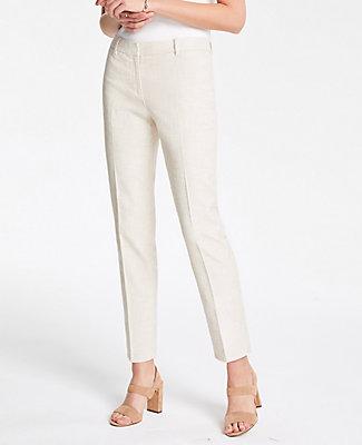 Ann Taylor The Ankle Pant In Textured Tweed
