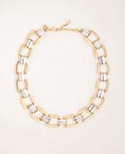 Ann Taylor Mixed Metal Link Necklace