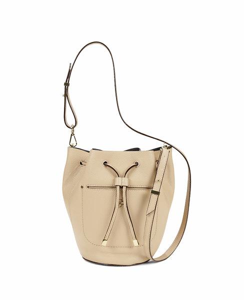 Ann Taylor Signature Mini Bucket Bag, Pale Camel - One Size